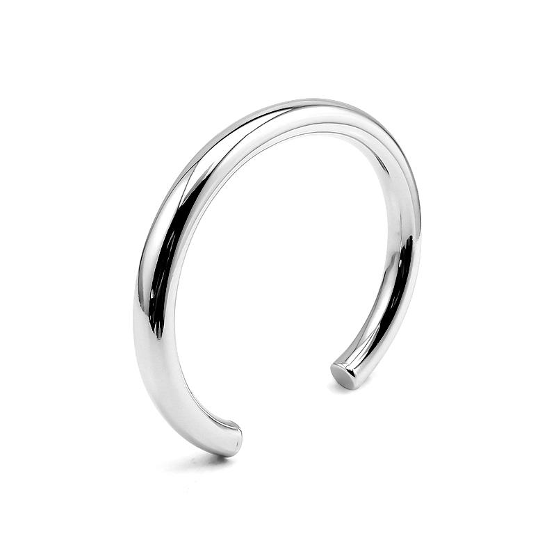 High Quality 18K Gold Plated Chunky Hollow Cuff Bracelet Bangle Bracelet Stainless Steel Gold Jewelry