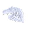 Lovely Horse Wall Decor Silicone Mold 3D Resin Molds Durable and Reusable
