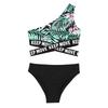 2 Stück Kinder Mädchen Badeanzug Bedruckte Crop Tops und Slips Set Strand Schwimmen Badeanzug