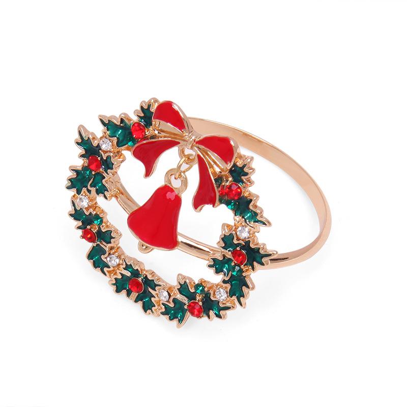 

Веселые рождественские кольца для салфеток, пряжки для салфеток в виде лося, рождественские украшения для дома, рождественские украшения, принадлежности для вечеринок Navidad