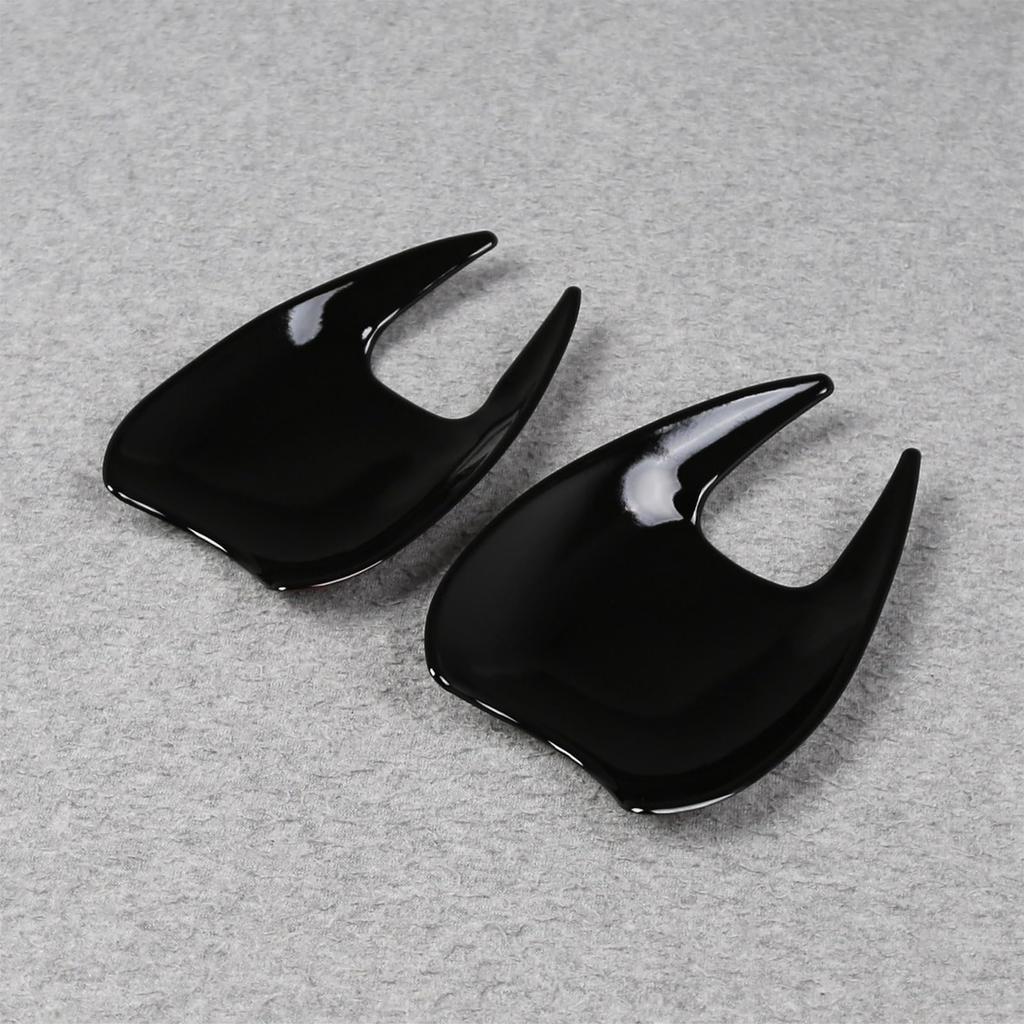 RUIQ Exterior Door Handle Protector Cover for Subaru Forester SL Series (Piano Black) - Prevents Door Handle Scratches from Fingernails