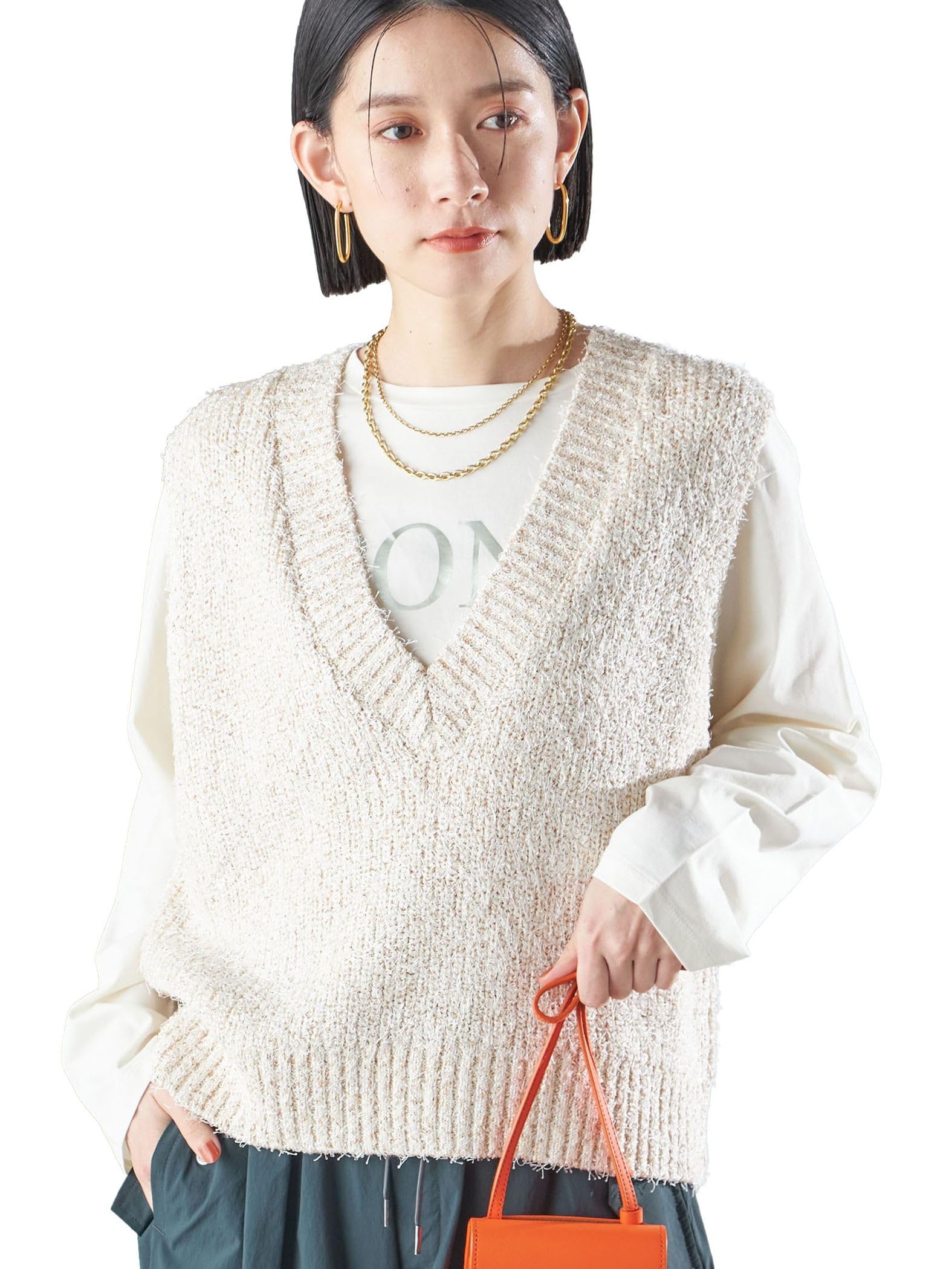 

Корабли для женщин Кудрявая пряжа Блестки Рука Рукав 316610244 Женский жилет, Стираемый, Молочно-белый, Размер,