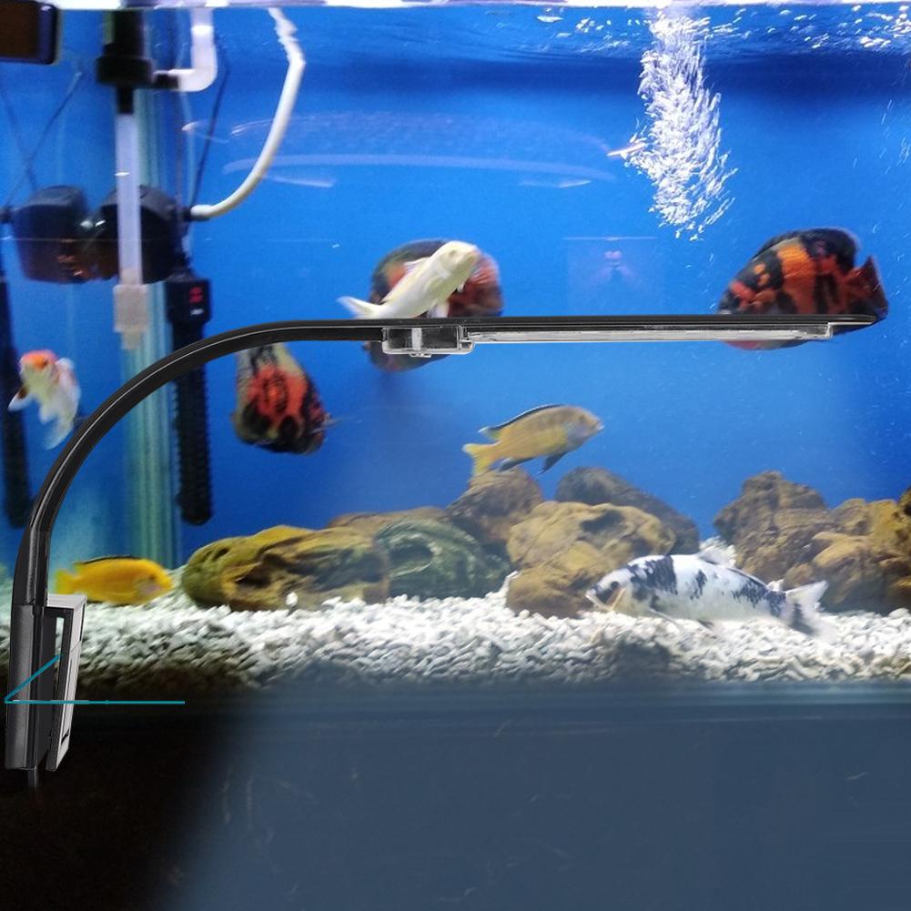 Aquarium Fish Tanks Mini LED Clip Light Water Plants Lighting Lamp Accessory