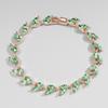 Adjustable Women Bracelet Colored Zircon Hand Jewelry Unique Chain Bracelet  Women