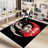 1pc Attack Titan Home Office, Durable Polyester Floor Mat with Easy, Office Decor, Urban Style, Nonslip Backing
