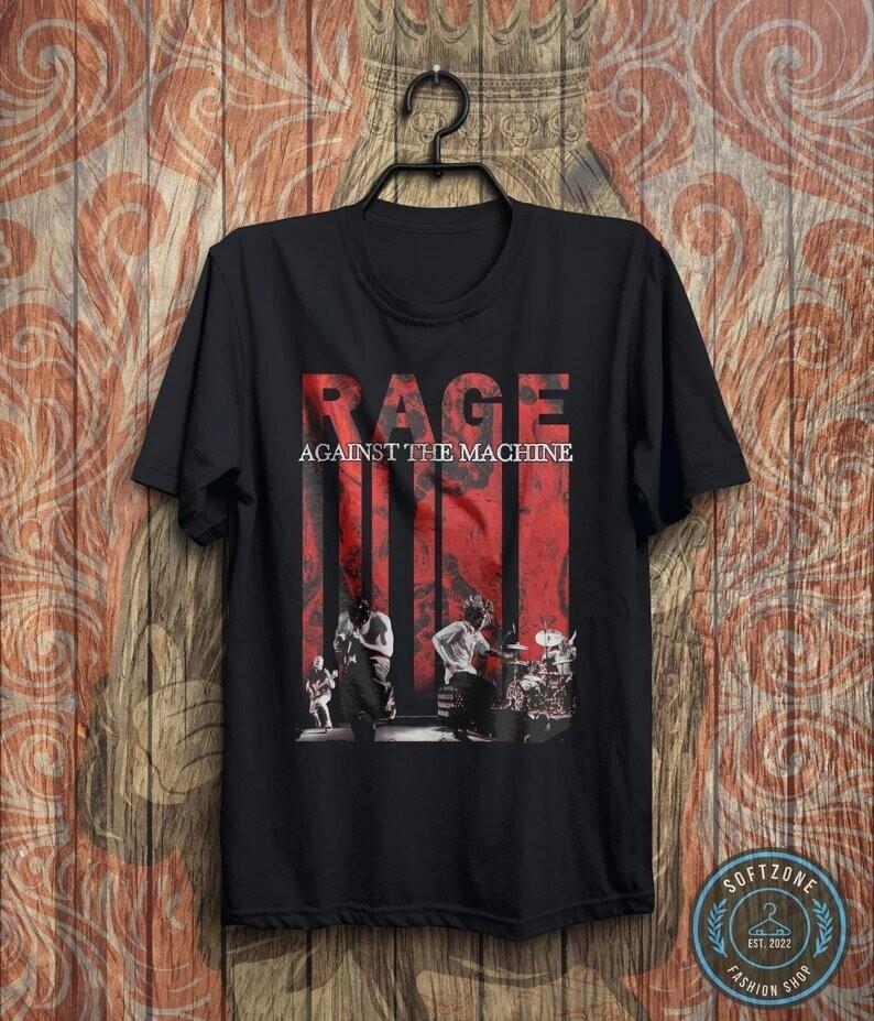 Vintage Rage Against the Machine Tour T-Shirt, Graphic T-shirt, Size S to 5XL Unisex T-Shirt S
