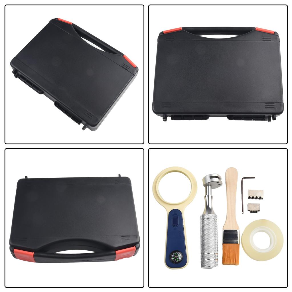 New Hot Cross Hatch Adhesion Tester Instruction Cross-Cut Tester Kit with 2 Blades