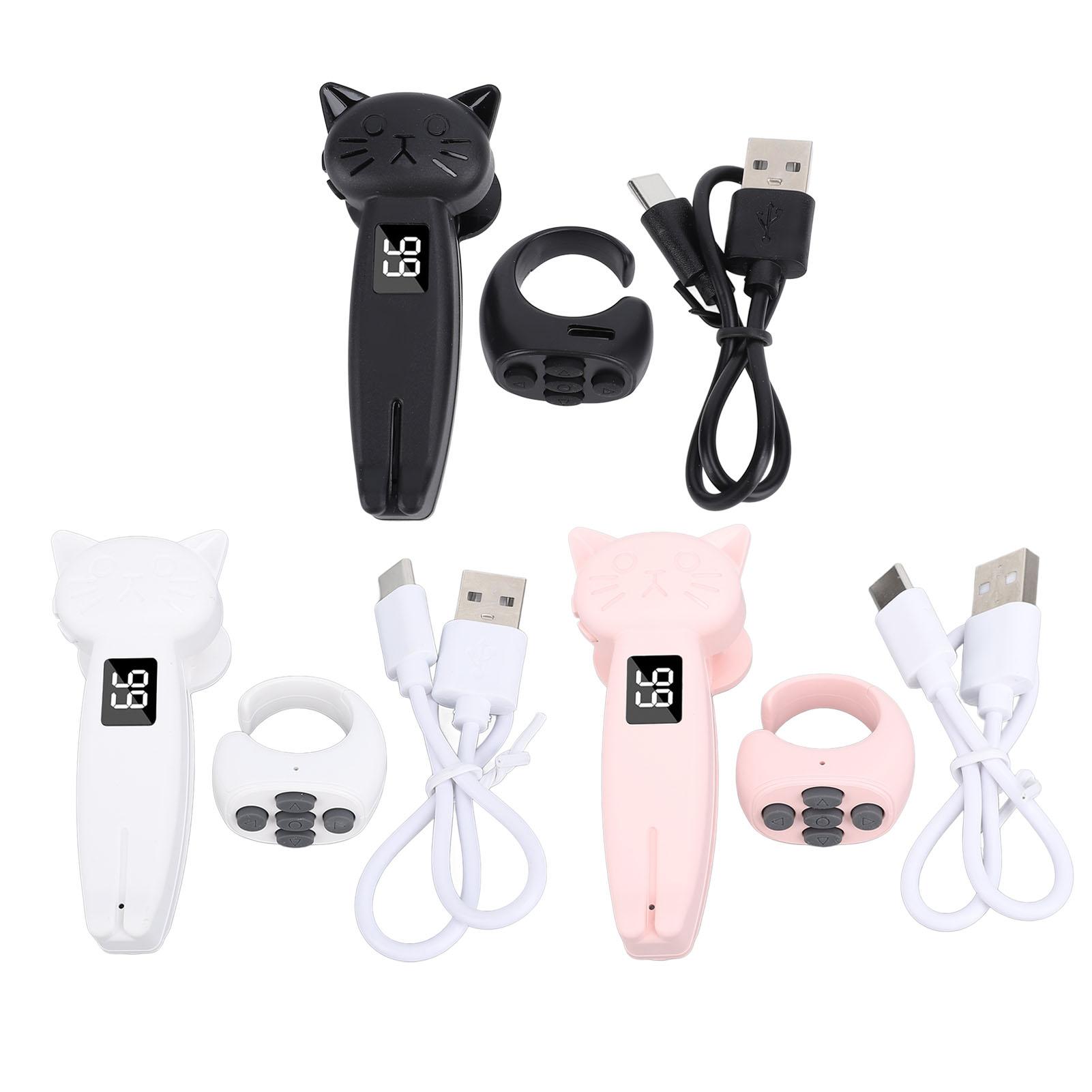 

Пульт дистанционного управления для перелистывания страниц Kindle, дистанционное кольцо прокрутки, кнопка затвора камеры для телефона Android Black