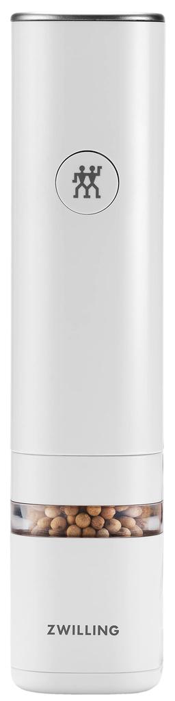 ZWILLING Enfinigy Electric Salt and Pepper Adjustable Grind Mill, White, Rechargeable, Size, 53103-700
