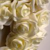 Silk Rose Flower Wreath for Home Wedding Door Decoration Heart Shaped Garlands