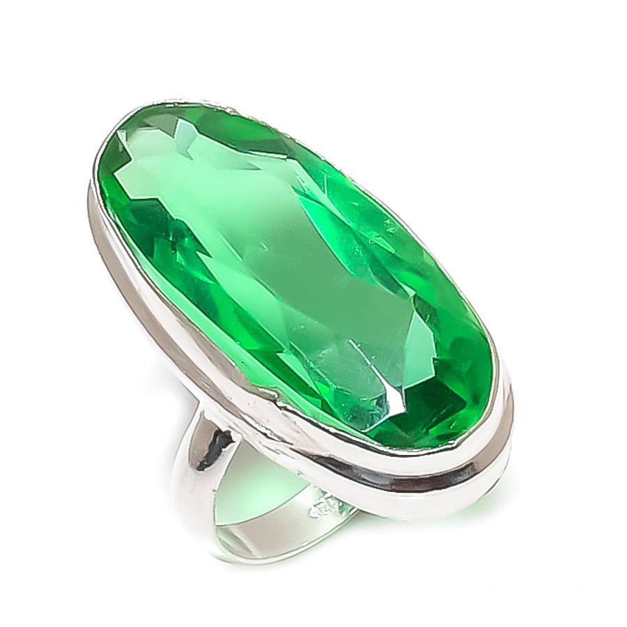 Tsavorite Gemstone 925 Sterling Silver Jewelry Ring Size 5.5