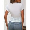 Womens Style Pearl Lips Print T Shirt Light Pink Slim Fit Round Neck Short Sleeve Sexy Casual Spring Summer Fashion Top