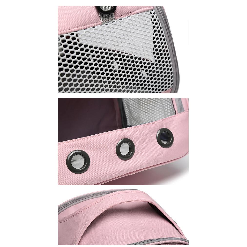 Foldable Cat Dog Bird Rabbit Carrier Bag With Thick Cotton Cushion Pet Aviation Backpack Anti-suffocation Portable Travel Bag