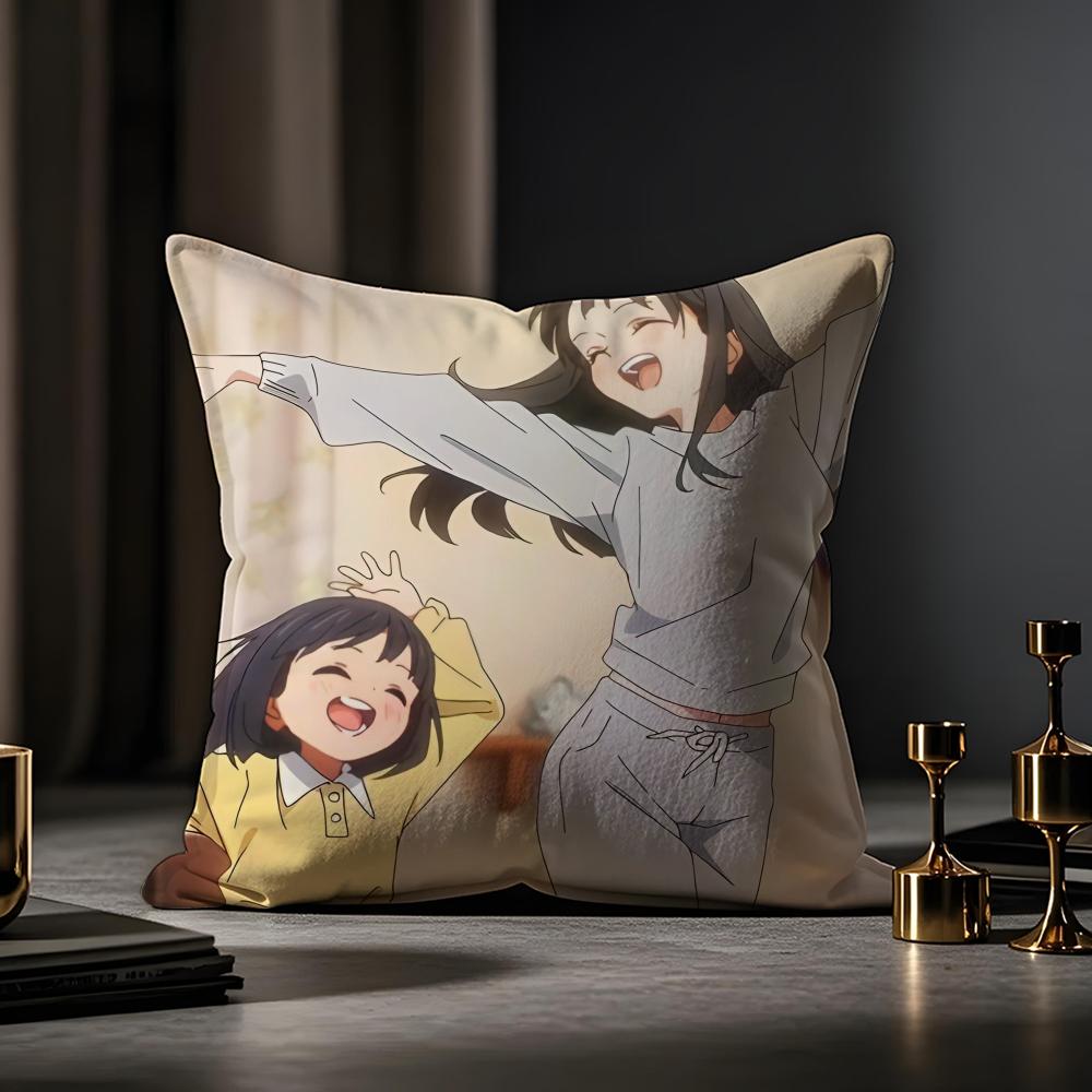Tomorrowsauce's Sailor Suit Cushion Cover Anti-dustmite Pillowcase Invisible Zipper Silky Short Plush Sofa Cushion Cover