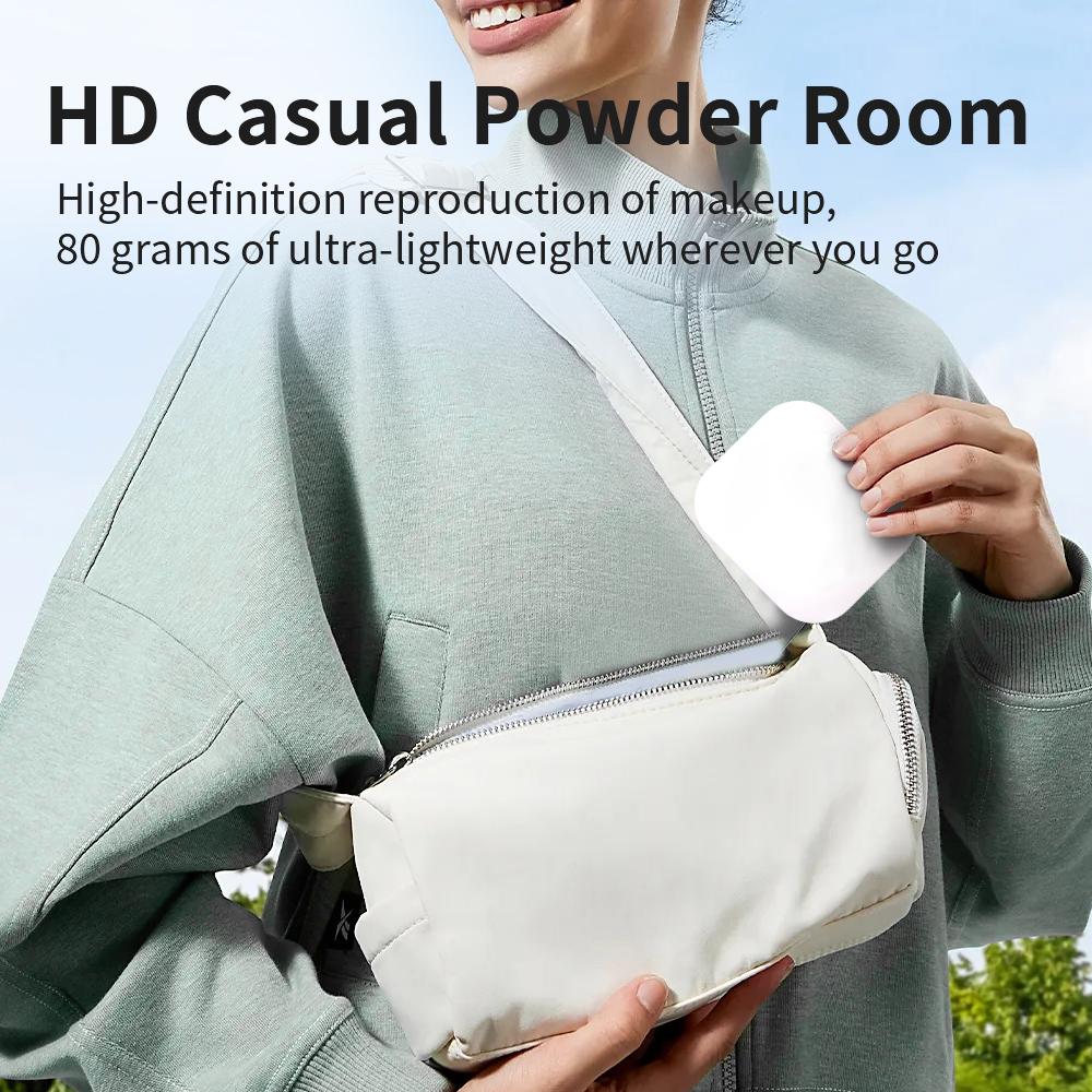 Compact Mirror with Lights 1X/2X Magnification Portable Folding Handheld Small Pocket LED Travel Makeup Mirror for Gift Purse Interior Mirrors6