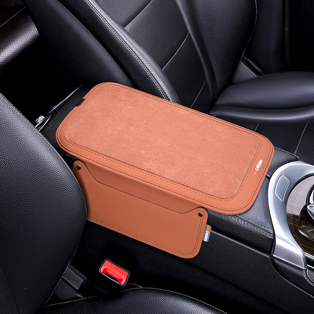 Multifunction Car Central Armrest Cushion Non-slip Storage Protective Pad For BYD Dolphin Seagull Tang EV Yuan Song PRO Qin DMI