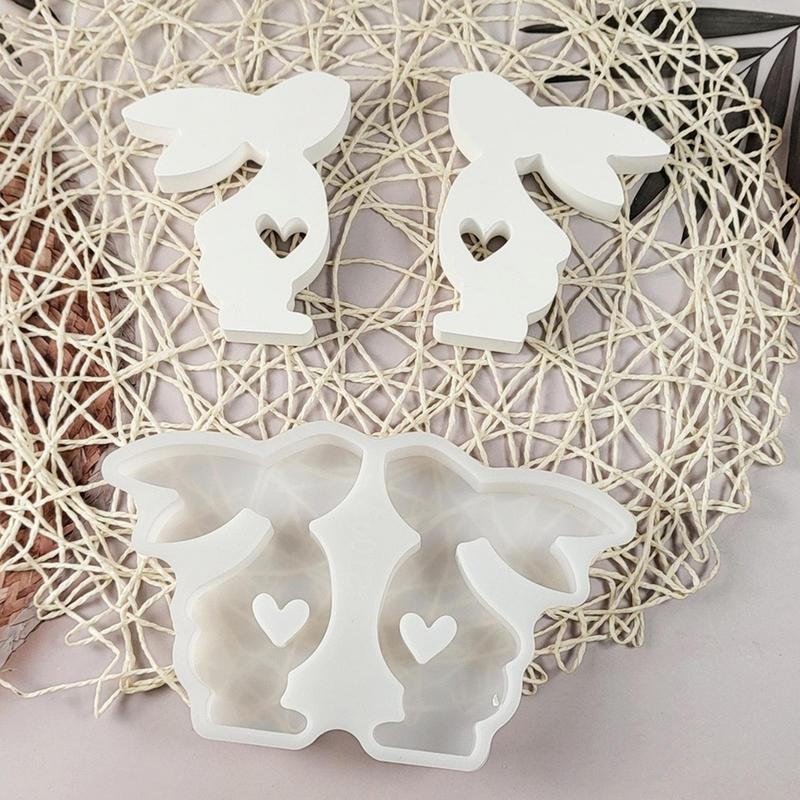 Silicone Bunny Mould Silicone Mold Art Crafts Tools Non-stick Handmade Soap Moulds Creative Silicone Mold Art Crafts Tools For