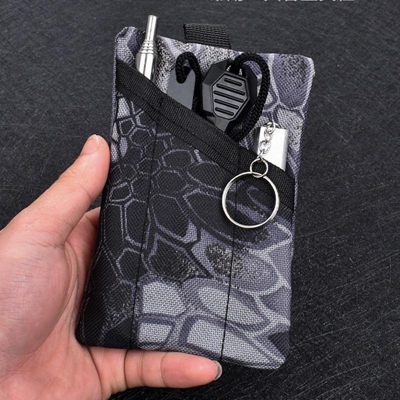 1 Stück Outdoor Sport Camouflage Gürteltasche Taktische Münzbörse Taktisch Laufen Tragbare Werkzeugaufbewahrung Handtasche