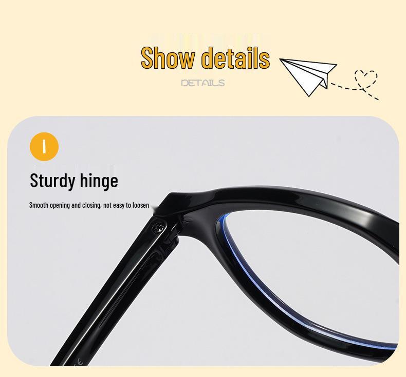 Versatile Anti-Blue Light Star Pattern Glasses for Kids – Ultra-Light, Full Frame, Comfortable