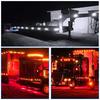 24V LED Truck Side Marker Lights, Blue Flowing Brightness Visibility Signal Lamps for Heavy Vehicles Enhanced Visibility