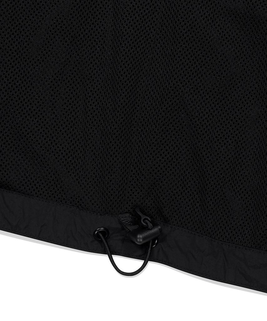 Mahagrid Basic Logo Nylon Windbreaker Black(Mg2Efmsc00A)