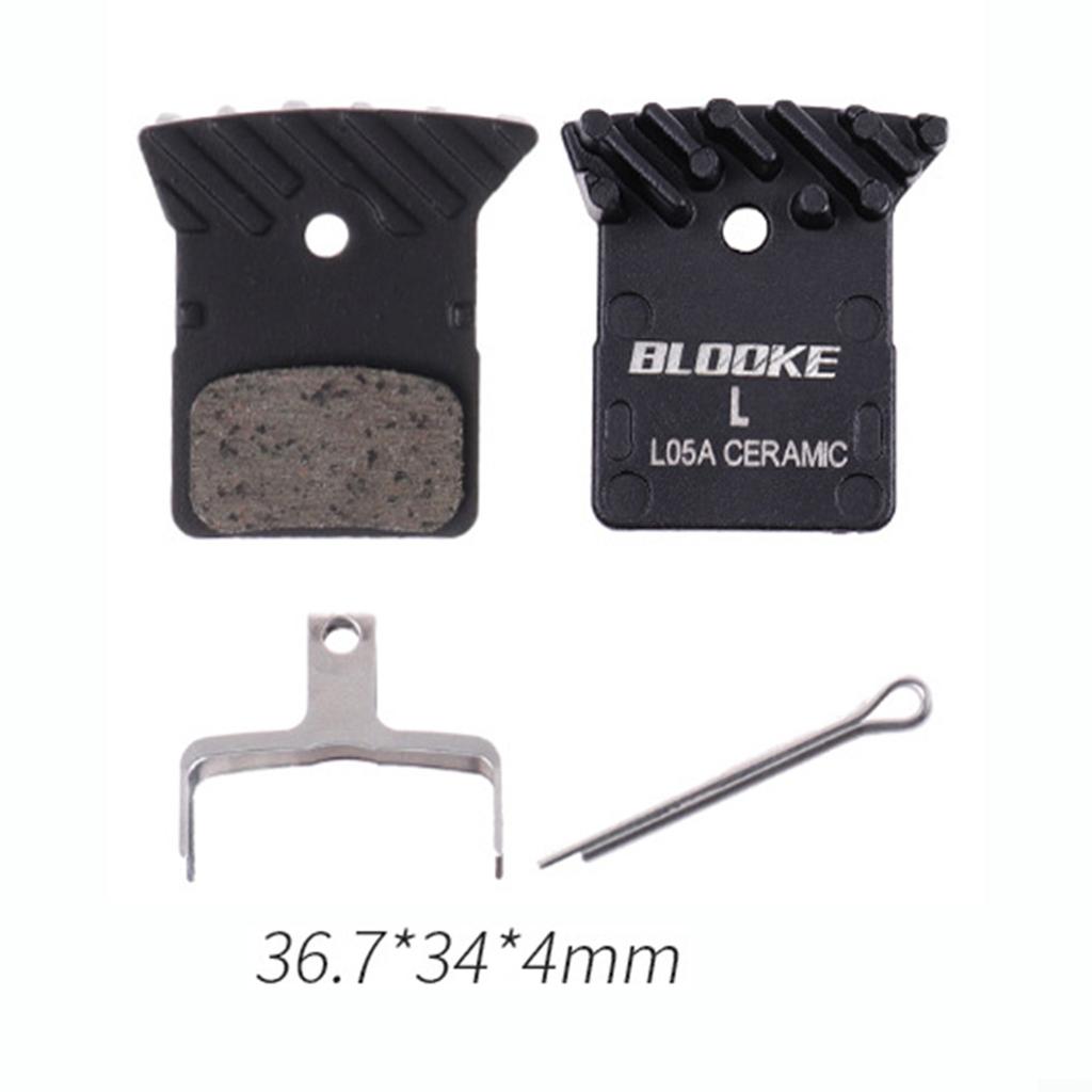 2 Pistonlu Disk Fren Balataları 36.6x34mm Siyah Yeni Bisiklet Parçaları