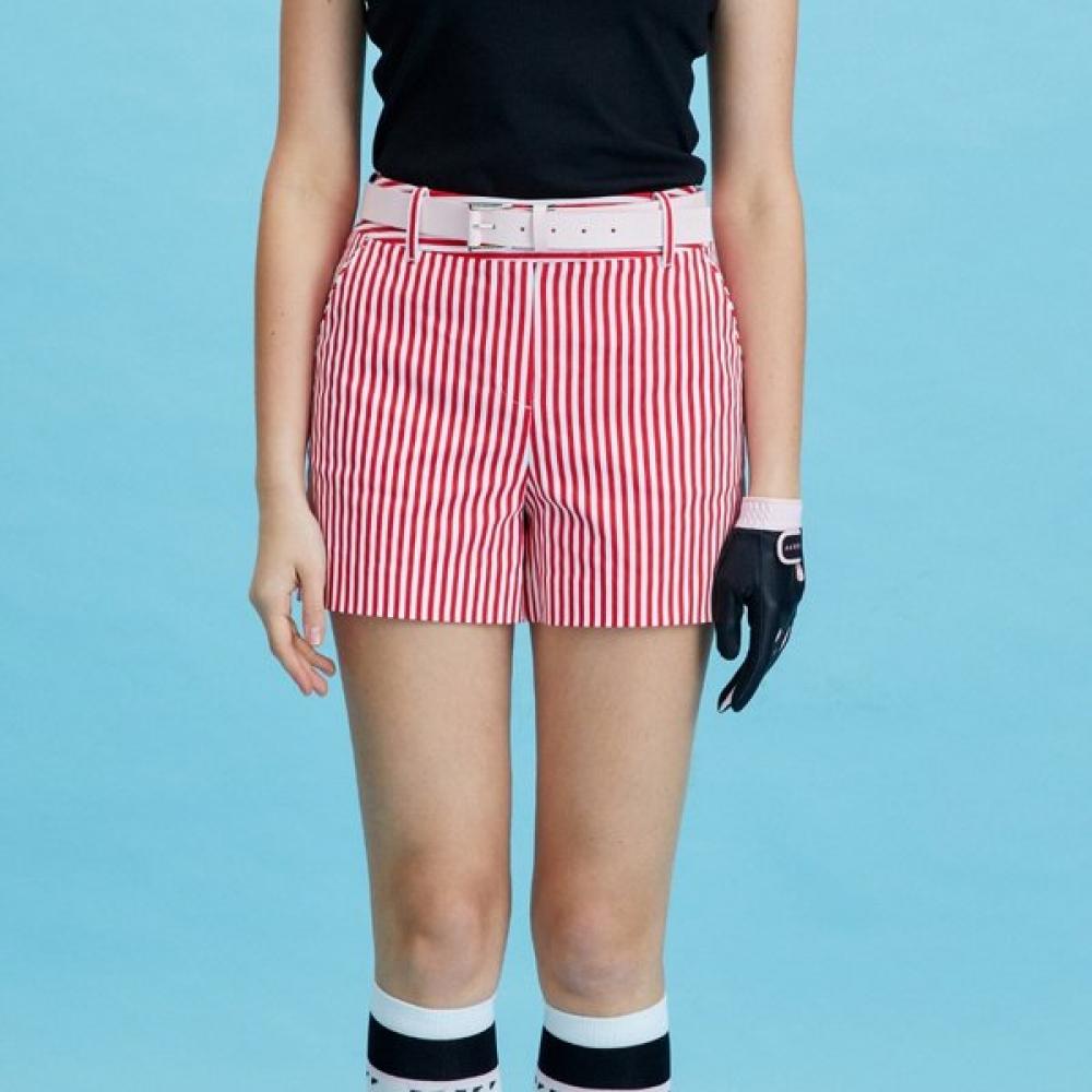 ONOFF Calções de Algodão Listrados para Mulher S Of5713la Vermelho