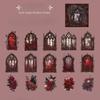 15pcs Kawaii Stationery Stickers The Phantom of The Dark Diary Planner Junk Journal Decorative Scrapbooking  Craft Stickers