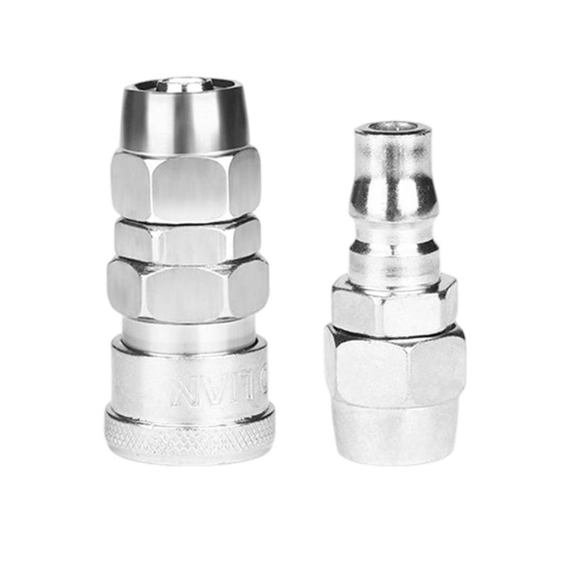 Reinforced Meal Air Tool Fitting For High Pressure Air Tool Gas Hose Nozzle And Leak Prevention