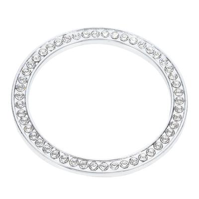 GLEAVI Car Accessories Sticker Car Decor Cozy F Delicate Car Clock Ring Watch Frame Cover Decal Rhinestone
