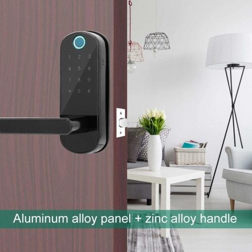 Karte Smart Lock, Fingerprint Authentication, Bluetooth Digital Password IC, Keyless Door Lock, Easy Installation On Wooden Doors, Adjustable Backset