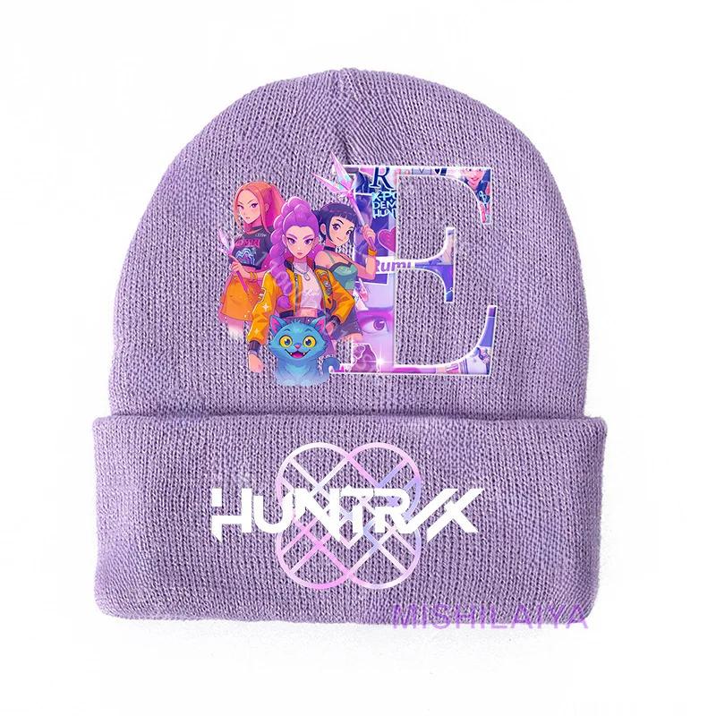 Demon Hunters Anime Gloves Winter Warm Gloves Cartoon Letter Print KPOP Gifts for Boys Girls Adult Birthday Cute