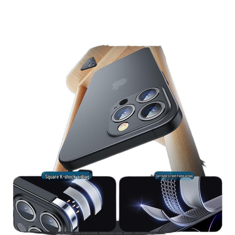 Ultra-Thin Matte Case for iPhone 13 Pro Max & iPhone 14 Pro with Lens Full Coverage and Anti-Drop Protection