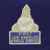 New Era 59FIFTY MLB Side Patch LA Dark Royal Cap, Size 7 3/8, 5950SB, MLB WORLD SERIES, LOSDODCO DROY