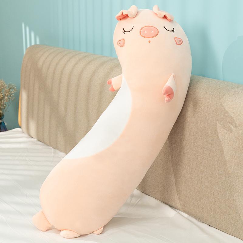 

Non-Toxic 75/95/125Cm Lovely Dinosaur Penguin Husky Unicorn Kawaii Long Pillow Stuffed Soft Animal Dolls Sleeping Pregnant Baby Kids Toys 75cm