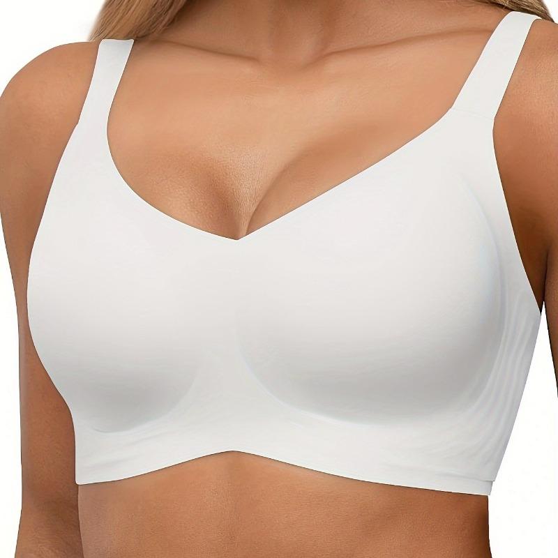 Seamless Naked Feeling, Comfortable Fixed Cup Underwear for Women Anti-sagging Breast-retracting No-wire Bra