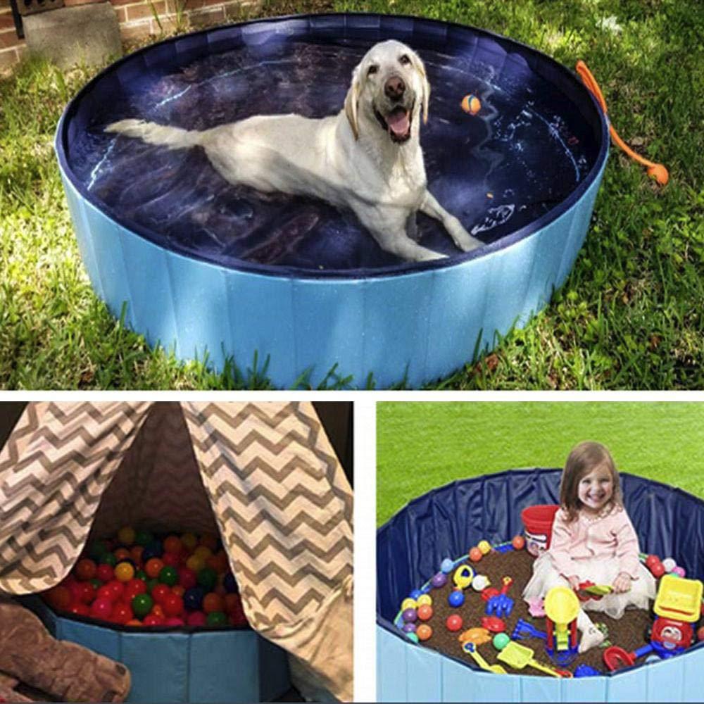 Foldable PVC Pet Swimming Pool - Portable Water Pool for Cats & Dogs