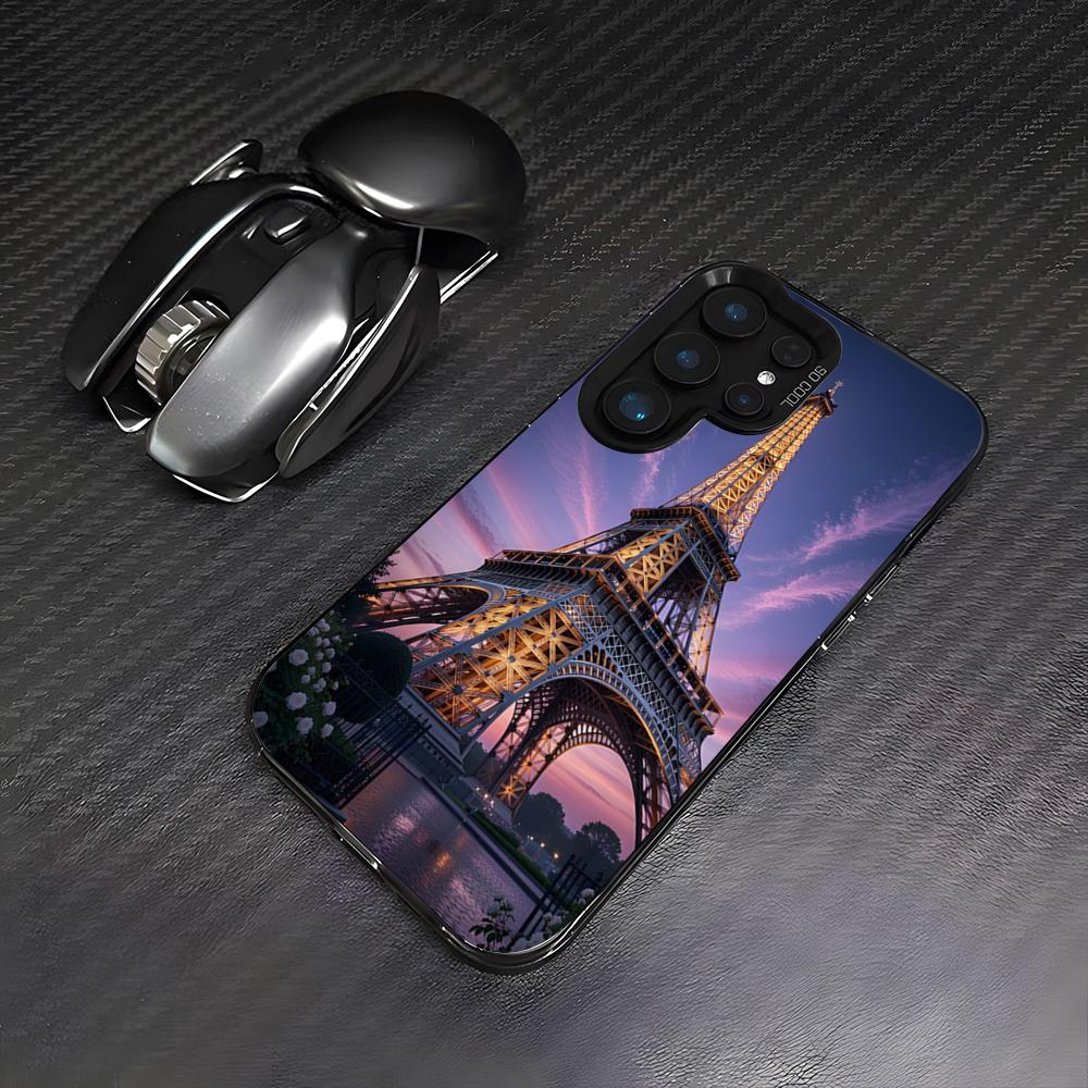 Eiffel Tower Paris Phone Case For Samsung A25 A33 5G A54 A36 A35 A56 A52 A14 Shockproof Colorful Cover