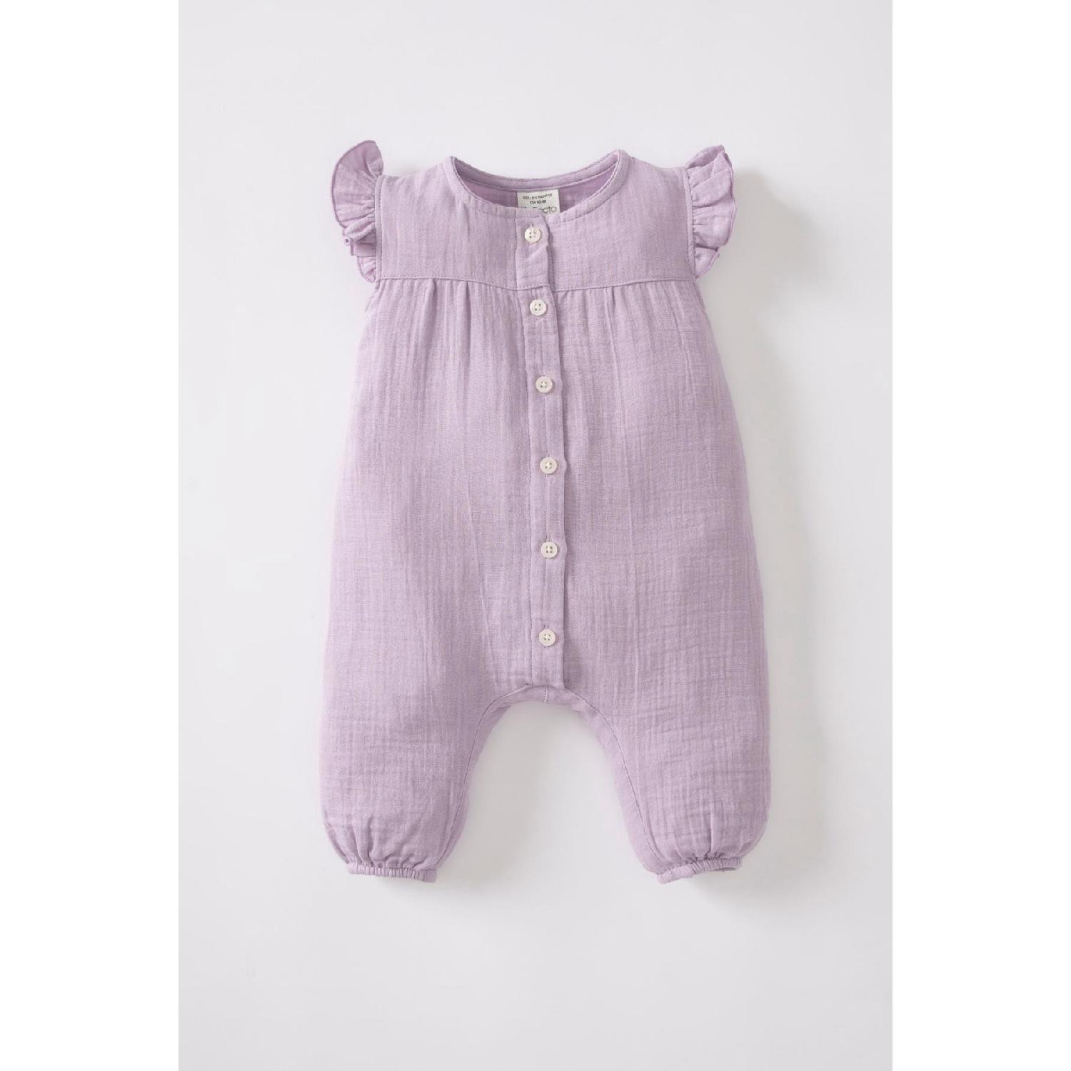 

Муслиновый комбинезон для новорожденных девочек