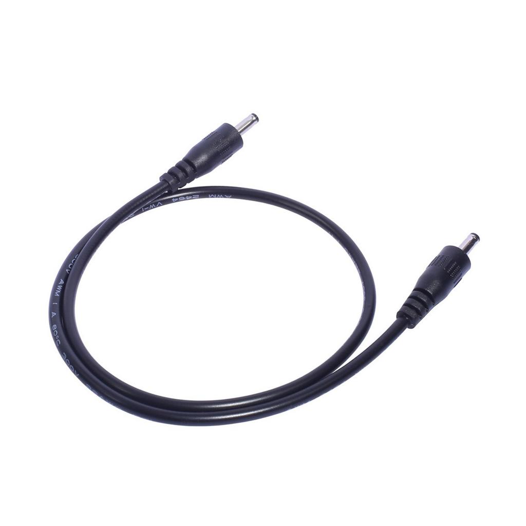 Cabo de alimentação universal macho para macho de 3,5 x 1,35 mm, fio de cobre 22 AWG para roteadores, s, luzes LED, ventiladores e muito mais
