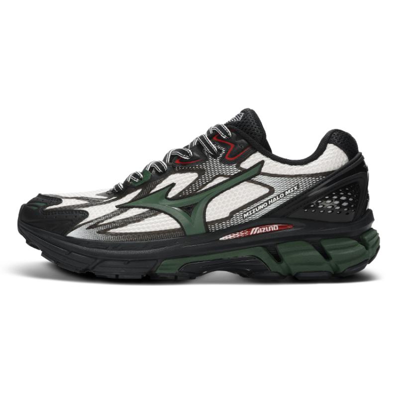 

Mizuno Halo Mix Black Green Sneakers D1GH240802 36