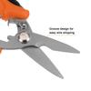 Stainless Steel Electrician Scissors Multifunction Manually Operated Groove Cutting Shears Comfortable Handle