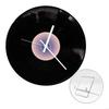 Record Clock with Optional Center Color and Metal Display Stand – Eye-Catching Design