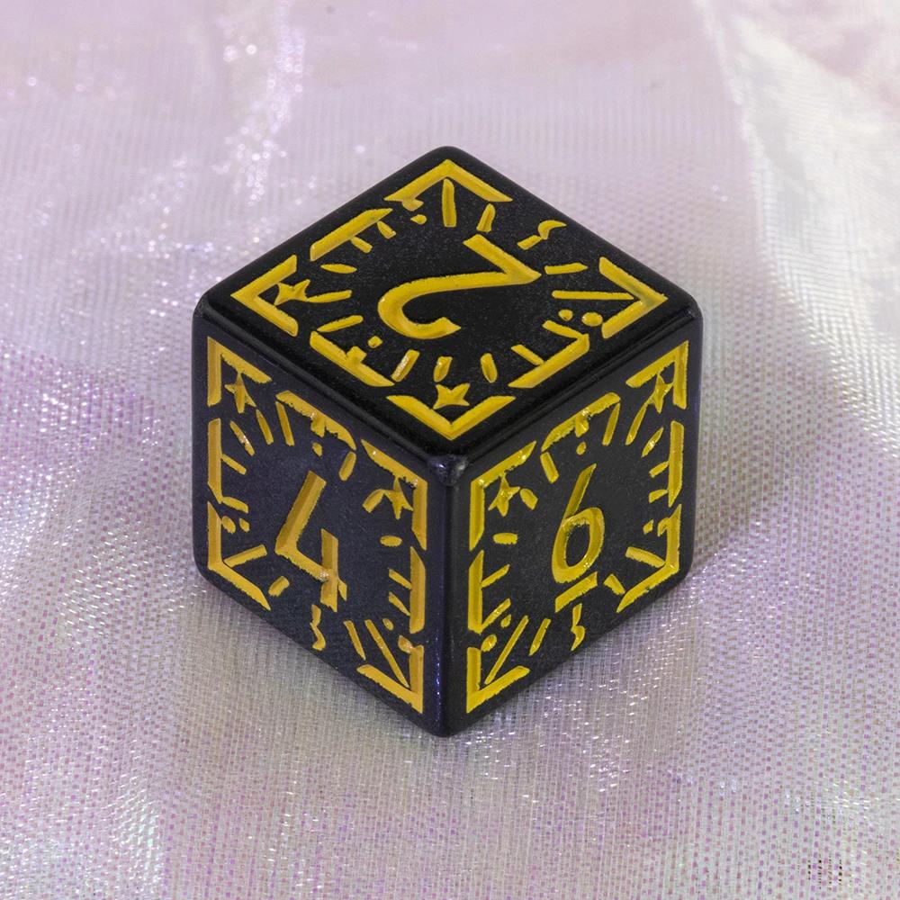 DND Polyhedral Dice Set 7pcs D4-D20 Engraved Games Dices for Souvenirst Entertainment RPG Board Game