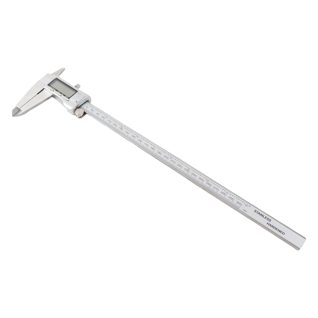 0 300mm Accurate Digital Vernier Caliper Stainless Steel Micrometer Ruler