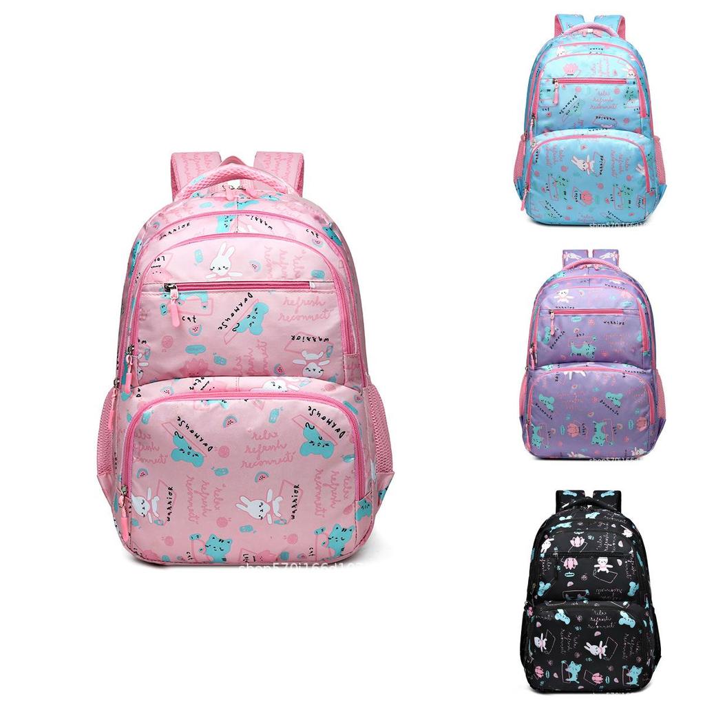 Unisex Oxford School Backpack 16in Laptop Compartment Lightweight Breathable For Kids Teens