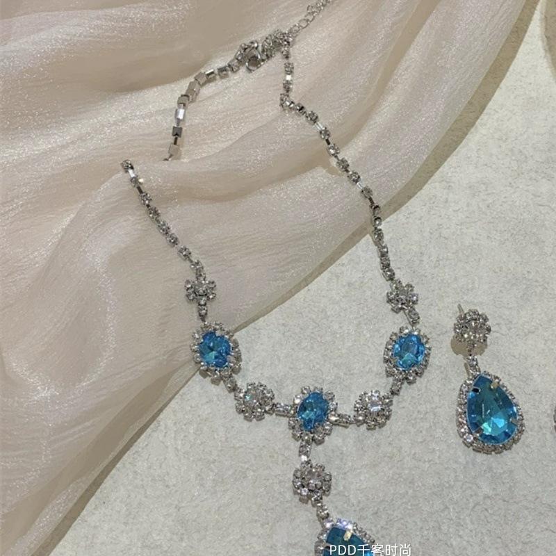 Fashion Jewelry Set Necklace Earrings For Woman