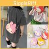 Cute Cartoon Bunny Mini Crossbody Bag For Kids Adorable Pu Leather Coin Purse