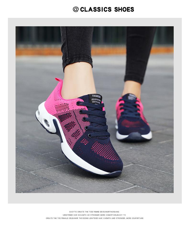 Shoes Women'S Casual Shoes Breathable Mother Shoes Lightweight Air Cushion Cross-Border Sneakers Women'S Shoes