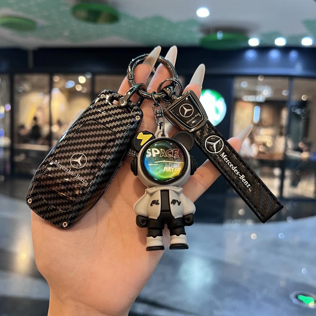 RPO5 Fashion Soft Car Key Case For Mercedes Benz A C E S G Class GLC CLE CLA GLB GLS W177 W205 W213 W222